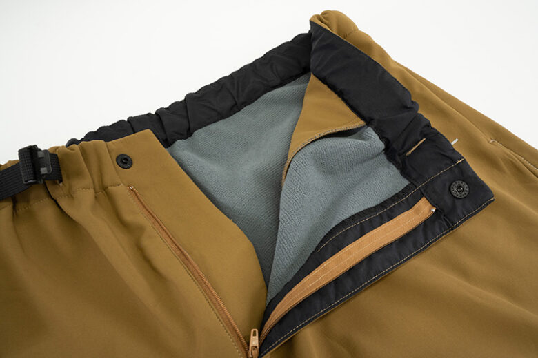 内側にもフリース生地