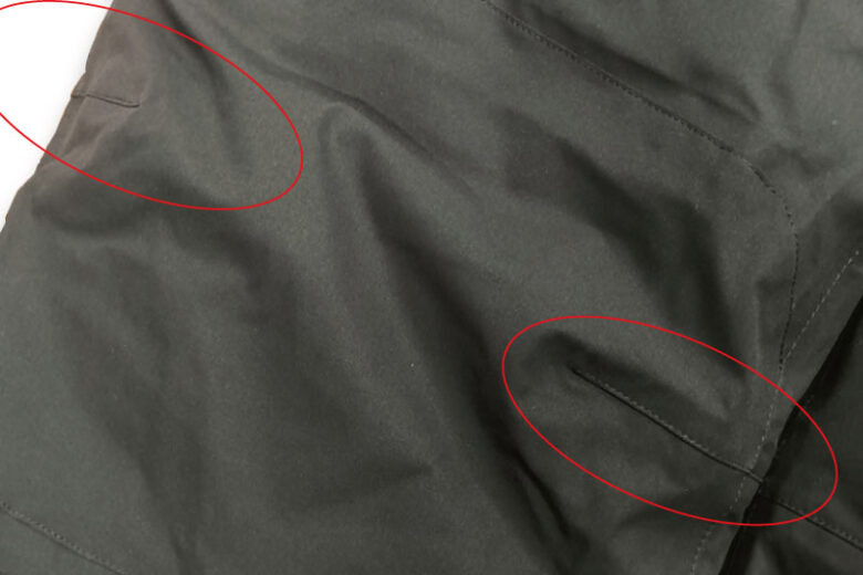 動きやすい膝周り