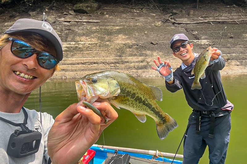 魚探なしで挑む三河湖バス釣り──小さな巨人スパイキックスの実力/徳田翔己