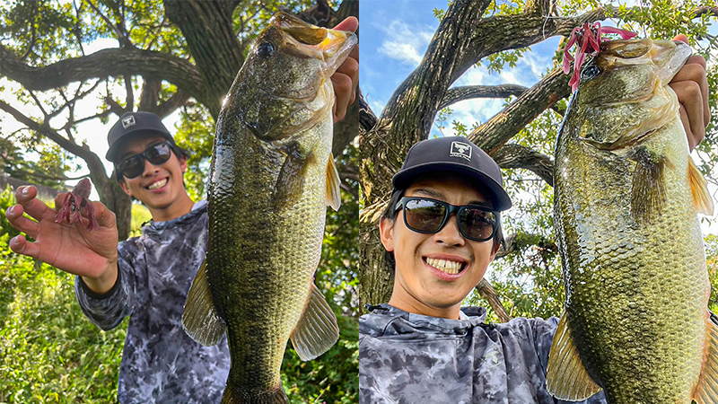 秋の大江川で炸裂!キングジミーヘンジの「吊るし」で43.5cmキャッチ/徳田翔己