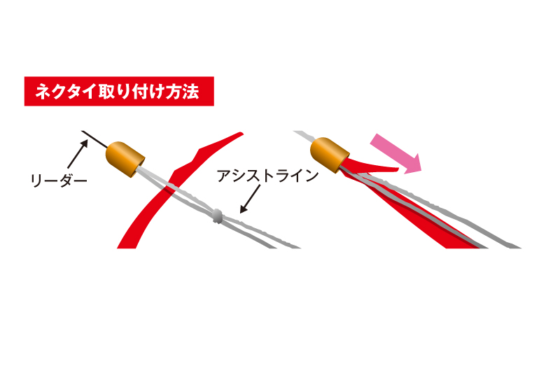 簡単にネクタイ交換が可能