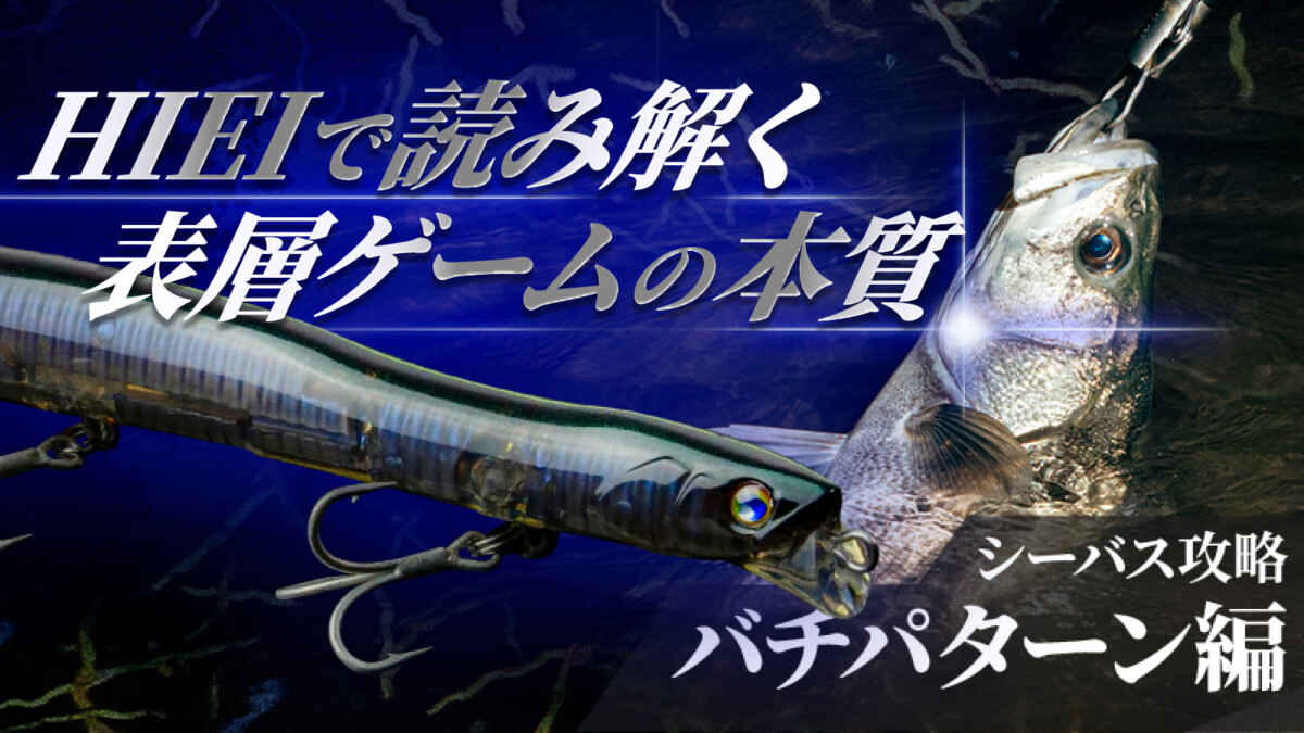 【シーバス攻略】バチパターン編