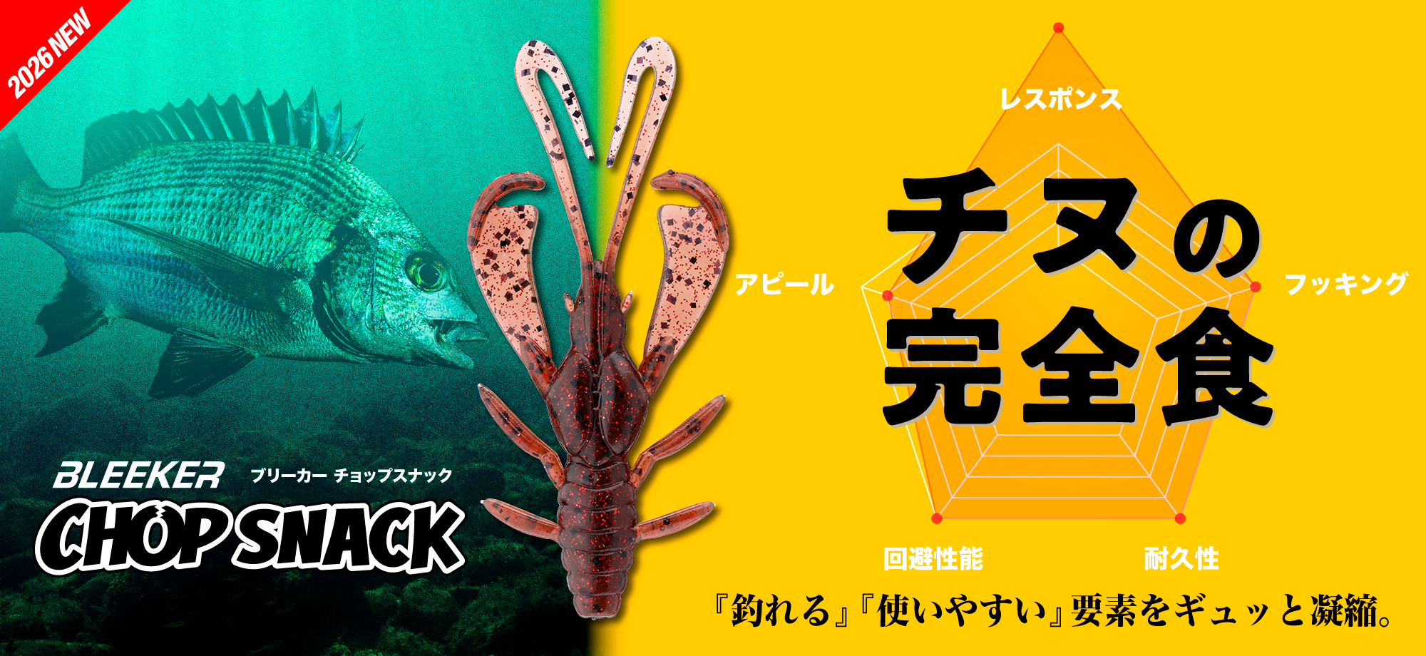 ブリーカー チョップスナック 2″/2.7″