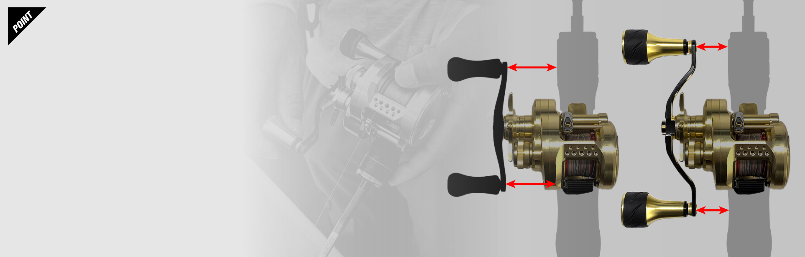 SUPER CRANK OFFSHORE HANDLE 120 スーパークランク オフショアハンドル 120 