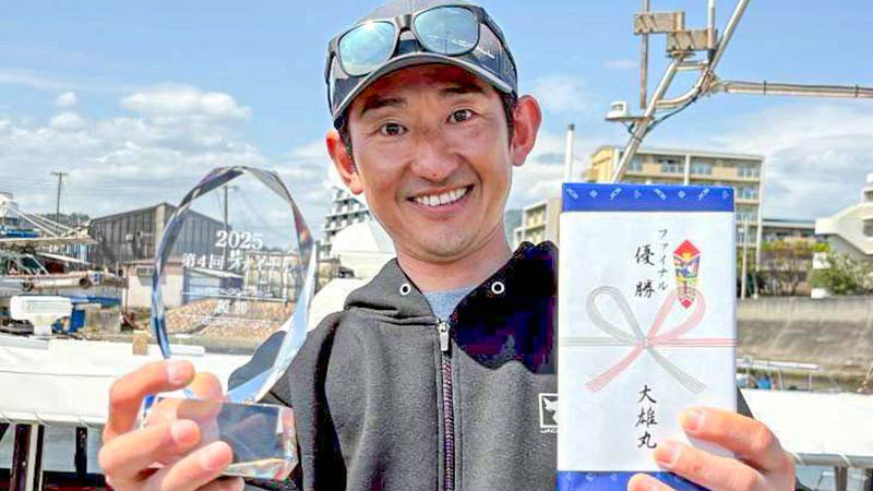 明石 大雄丸タイラバ杯 ファイナル大会優勝/田邊義雄￼