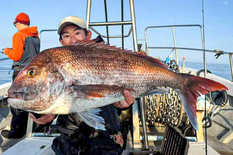 敦賀沖ディープタイラバ攻略｜ノッコミ真鯛をレンジで仕留める/田邊義雄